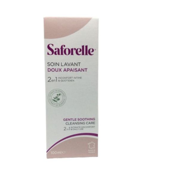 SAFORELLE 100ml Soin Lavant doux - Hygiène Intime et Corporelle - Muqueuses, Peaux Irritées