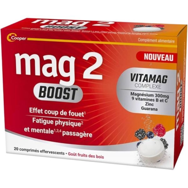 COOPER - Mag 2 Boost effervescents