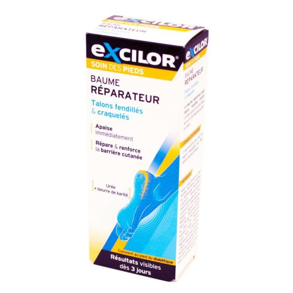 EXCILOR Soin des Pieds Baume Réparateur - Soin Podologique des Talons Fendillés Craquelés - T/50ml