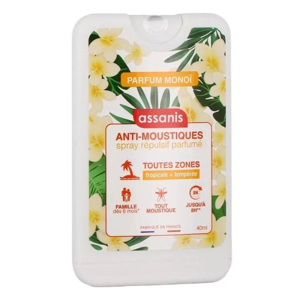 Assanis anti-moustique spray répulsif parfumé