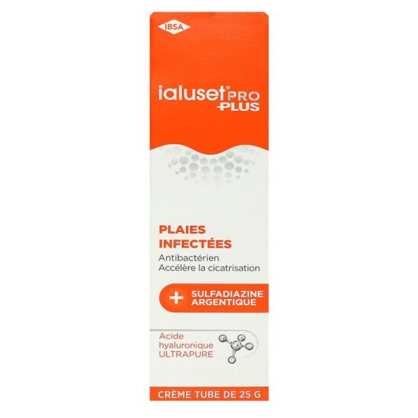 Ialuset Pro Plus plaies infectées 25g