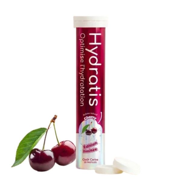 HYDRATIS CERISE 20 Pastilles Effervescentes - Optimise l' Hydratation