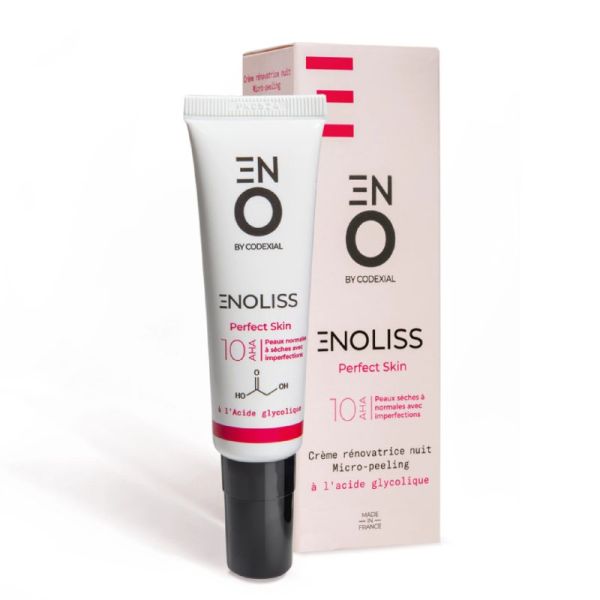ENOLISS PERFECT SKIN 10 AHA 30ml - Crème Rénovatrice Nuit Micro Peeling